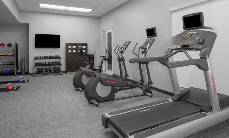 Fitness center at Courtyard By Marriott Tampa Oldsmar.