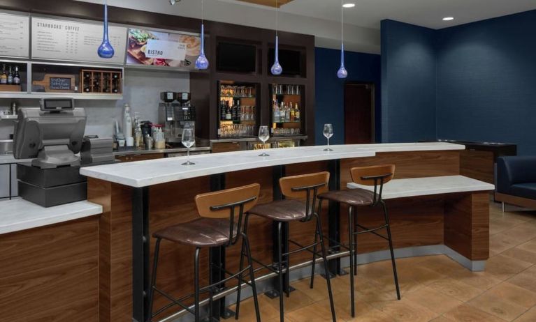 Hotel bar at Courtyard By Marriott Tampa Oldsmar.