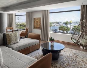 Living area overlooking the ocean at The Ben, Autograph Collection.