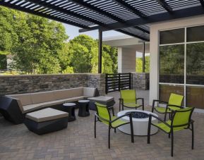 Veranda perfect for coworking at SpringHill Suites Tuckahoe.