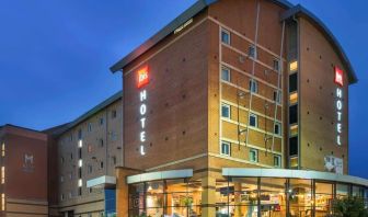 Hotel exterior at ibis Leicester City.