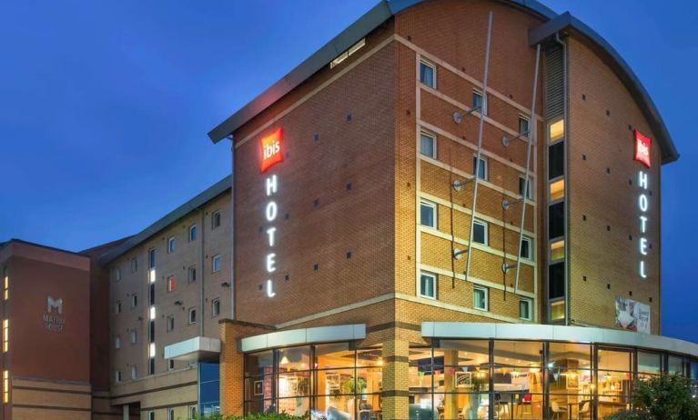 Hotel exterior at ibis Leicester City.