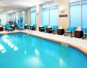 Refreshing indoor pool at Residence Inn Secaucus.