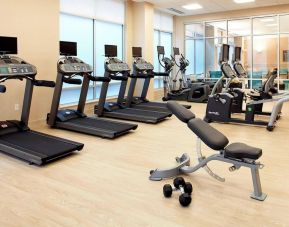 Fitness facility available at Residence Inn Secaucus.