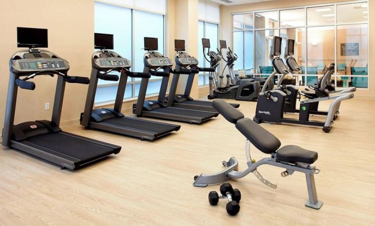 Fitness facility available at Residence Inn Secaucus.