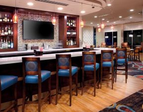 Hotel bar at Residence Inn Secaucus.