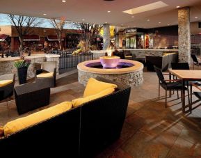 Firepit at Residence Inn Secaucus.