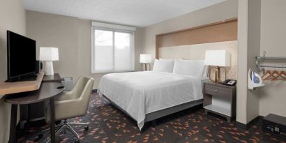 Day use room with work desk at Holiday Inn Hasbrouck Heights-Meadowlands.
