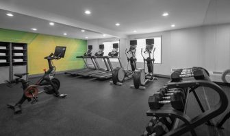 Fitness center available at Holiday Inn Hasbrouck Heights-Meadowlands.