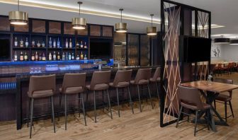 Hotel bar at Holiday Inn Hasbrouck Heights-Meadowlands.