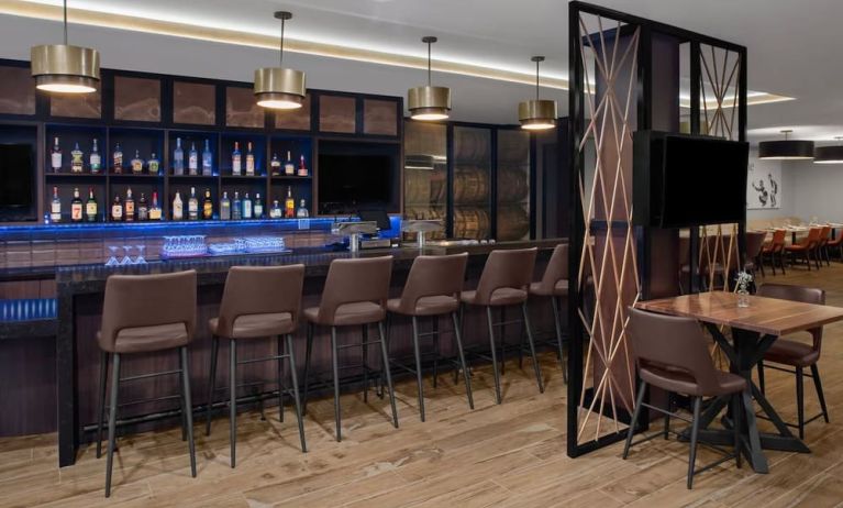 Hotel bar at Holiday Inn Hasbrouck Heights-Meadowlands.