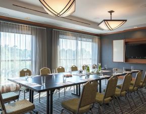 Professional meeting room at Renaissance Raleigh North Hills Hotel.