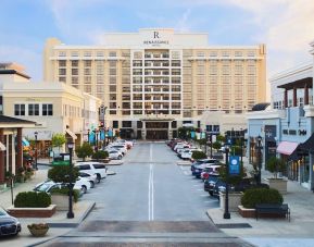 Hotel exterior at Renaissance Raleigh North Hills Hotel.