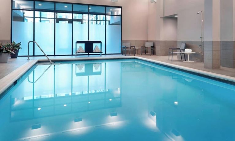 Refreshing indoor pool at Residence Inn Columbus.