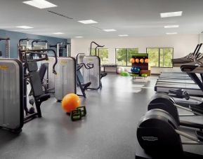 Well-equipped fitness center at Residence Inn Columbus.