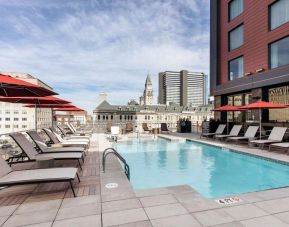 Refreshing outdoor pool at Cambria Hotel Nashville Downtown.