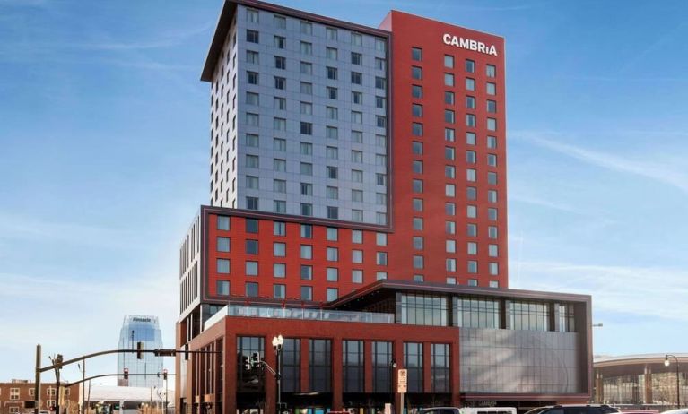 Hotel exterior at Cambria Hotel Nashville Downtown.