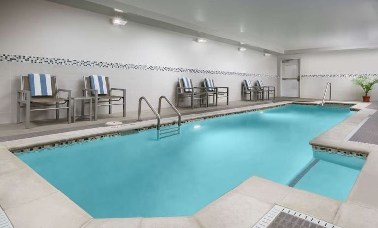 Refreshing indoor pool at Hampton Inn Washington DC / White House.