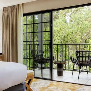 Balcony inside day use room at The Inn At Saratoga, Tapestry Collection By Hilton.