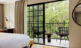 Balcony inside day use room at The Inn At Saratoga, Tapestry Collection By Hilton.