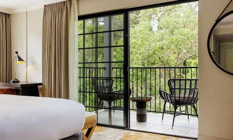 Balcony inside day use room at The Inn At Saratoga, Tapestry Collection By Hilton.