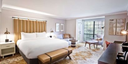 Spacious day use room with natural light at The Inn At Saratoga, Tapestry Collection By Hilton.