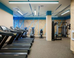 Fitness center available at Renaissance Meadowlands Hotel.