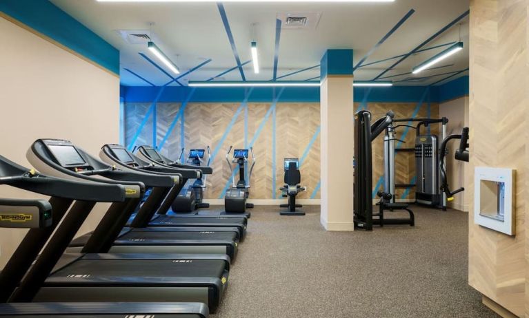 Fitness center available at Renaissance Meadowlands Hotel.