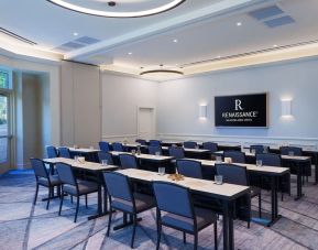 Spacious meeting room at Renaissance Meadowlands Hotel.