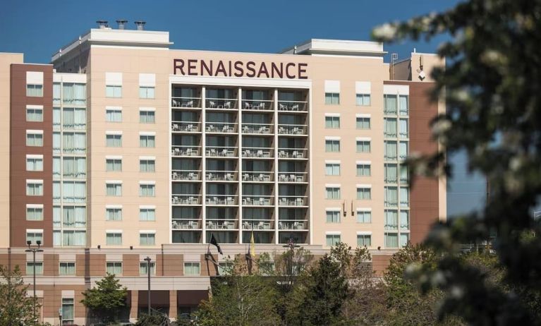 Hotel exterior at Renaissance Meadowlands Hotel.