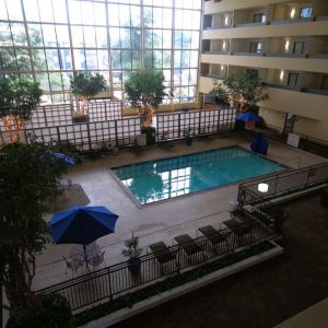 Indoor pool at Atrium Hotel & Suites.