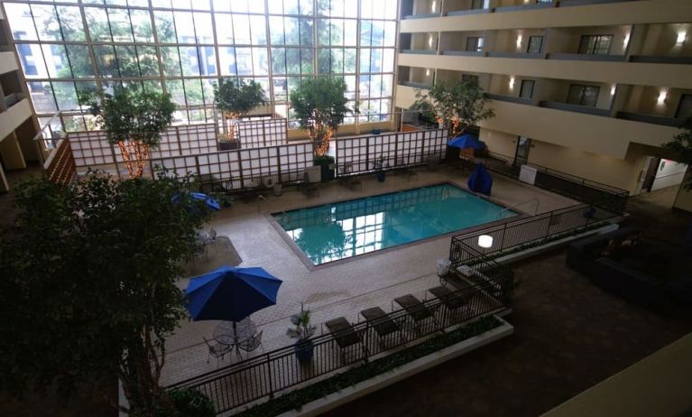 Indoor pool at Atrium Hotel & Suites.