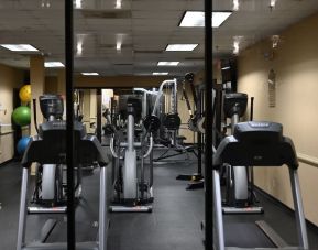 Fitness center available at Atrium Hotel & Suites.