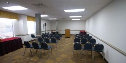 Meeting room at Atrium Hotel & Suites.