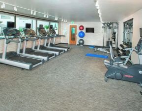 Fitness center available at Courtyard By Marriott Redwood City.