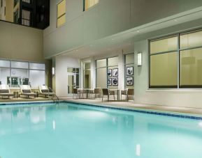 Refreshing outdoor pool at Hilton Garden Inn Sunnyvale.