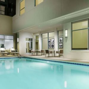 Refreshing outdoor pool at Hilton Garden Inn Sunnyvale.