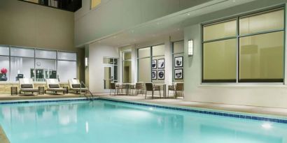 Refreshing outdoor pool at Hilton Garden Inn Sunnyvale.