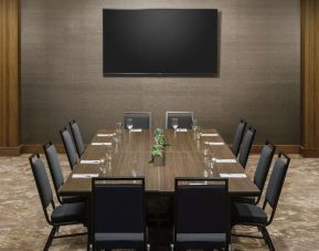 Professional meeting room at Hilton Garden Inn Sunnyvale.