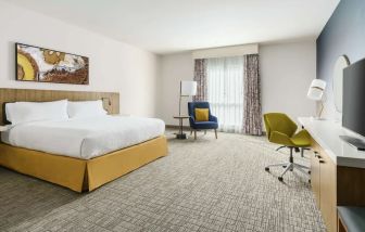 Spacious day use room with work desk at Hilton Garden Inn Sunnyvale.