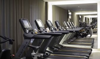 Fitness center at The Knickerbocker Hotel.