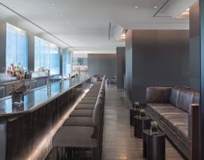 Hotel lobby and bar area at The Knickerbocker Hotel.