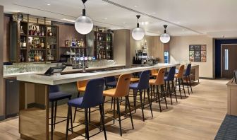 Hotel bar at Hyatt Place London Heathrow Airport.