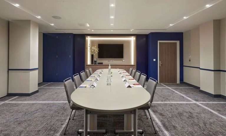 Professional meeting room at Hyatt Place London Heathrow Airport.