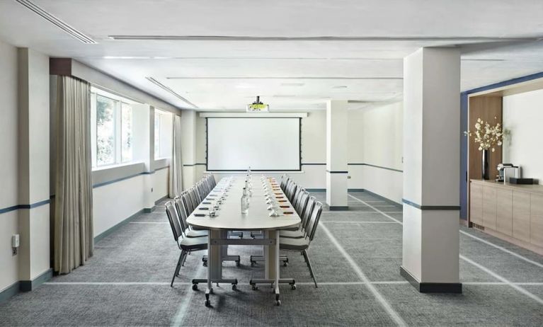 Professional meeting room at Hyatt Place London Heathrow Airport.