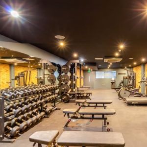 Fully equipped fitness center at The Wesley Euston.