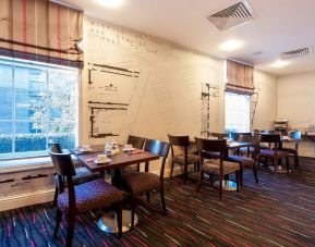 Dining area at Mercure Nottingham City Centre Hotel.