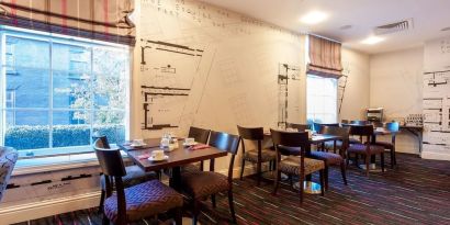 Dining area at Mercure Nottingham City Centre Hotel.