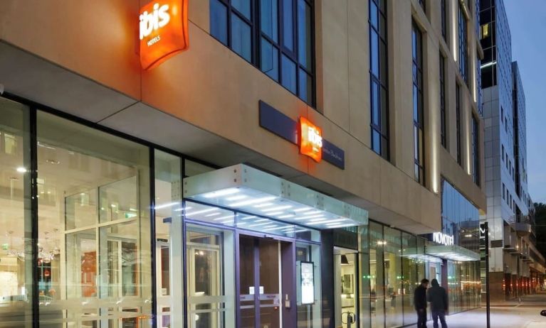 Entrance at Ibis London Blackfriars Hotel.