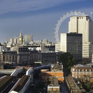 Room view at Ibis London Blackfriars Hotel.